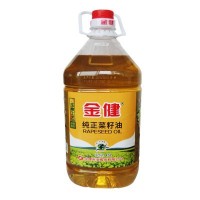 金健醇正菜籽油4.5L 食用油 物理壓榨植物油優(yōu)質(zhì)菜油