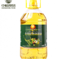 廠(chǎng)家批發(fā)山茶食用植物調和油5L/瓶裝 炒菜調香高溫壓榨油一件代發(fā)