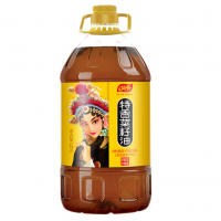 廠(chǎng)家直銷(xiāo) 仙餐特香菜油5L菜籽油 非轉基因自榨食用油約10斤