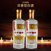 現貨批發(fā)濃香型白酒 云中窖濃香型白酒38VOL 糧食酒白酒500ml