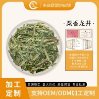 浙江栗香龍井茶奶茶水果茶原料奶茶店用廠(chǎng)家批發(fā)供應125g/袋加OEM