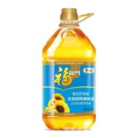 中糧福臨門(mén)葵花籽清香食用植物調和油5L/桶 食用油 植物油