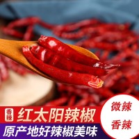 紅太陽(yáng)干辣椒批發(fā)香辣干貨飯店炒菜火鍋料專(zhuān)用調料商用現貨紅辣椒